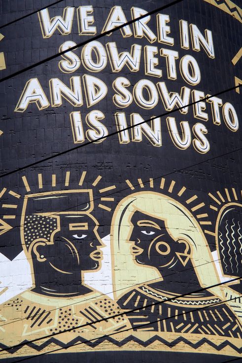 Street art des Soweto Towers
Altitude : 1654 mètres