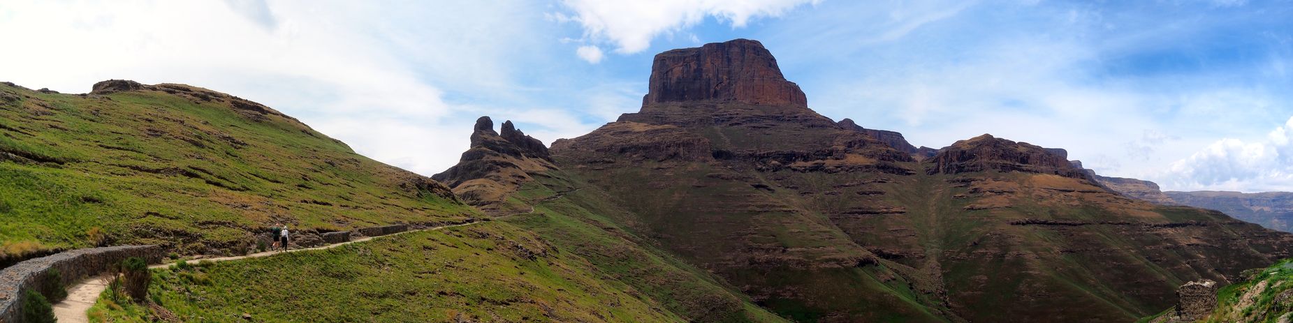 Royal Natal National Park Sentinel Hiking Trail dans le Drakensberg
Altitude : 2600 mètres