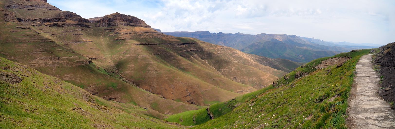 Royal Natal National Park Sentinel Hiking Trail dans le Drakensberg
Altitude : 2605 mètres