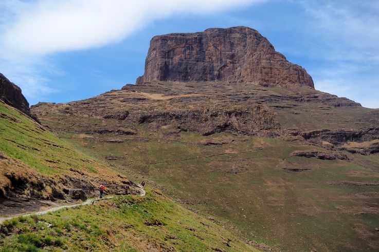 Royal Natal National Park Sentinel Hiking Trail dans le Drakensberg
Altitude : 2629 mètres