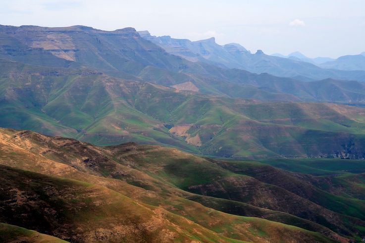 Royal Natal National Park Sentinel Hiking Trail dans le Drakensberg
Altitude : 2628 mètres
