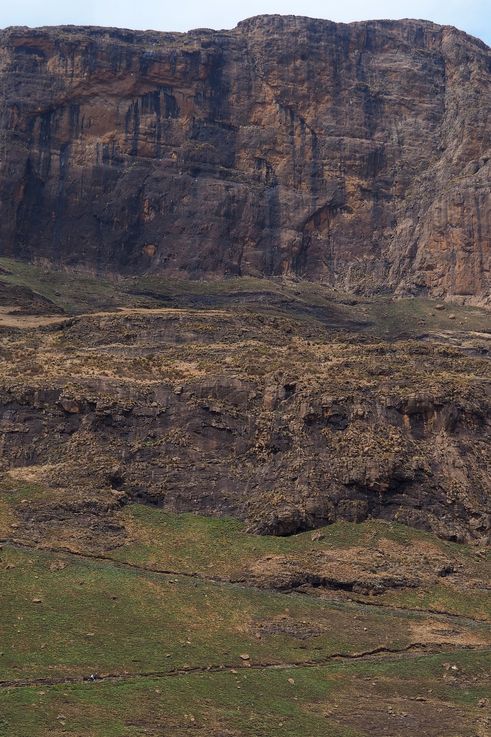 Royal Natal National Park Sentinel Hiking Trail dans le Drakensberg
Altitude : 2643 mètres