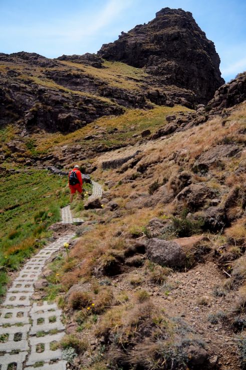 Royal Natal National Park Sentinel Hiking Trail dans le Drakensberg
Altitude : 2748 mètres