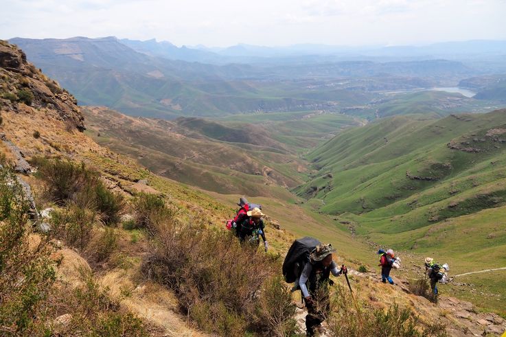 Royal Natal National Park Sentinel Hiking Trail dans le Drakensberg
Altitude : 2775 mètres