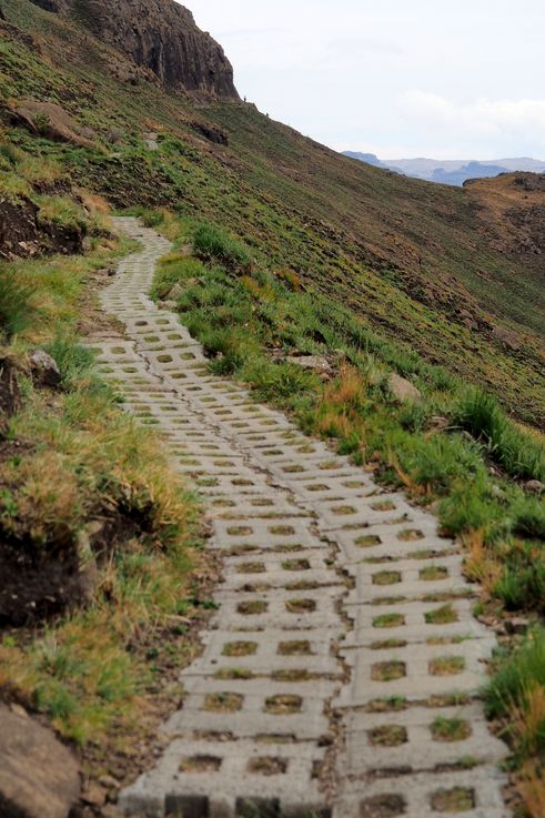 Royal Natal National Park Sentinel Hiking Trail dans le Drakensberg
Altitude : 2840 mètres