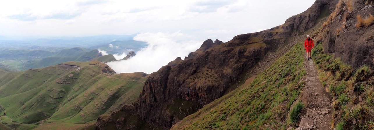 Royal Natal National Park Sentinel Hiking Trail dans le Drakensberg
Altitude : 2856 mètres