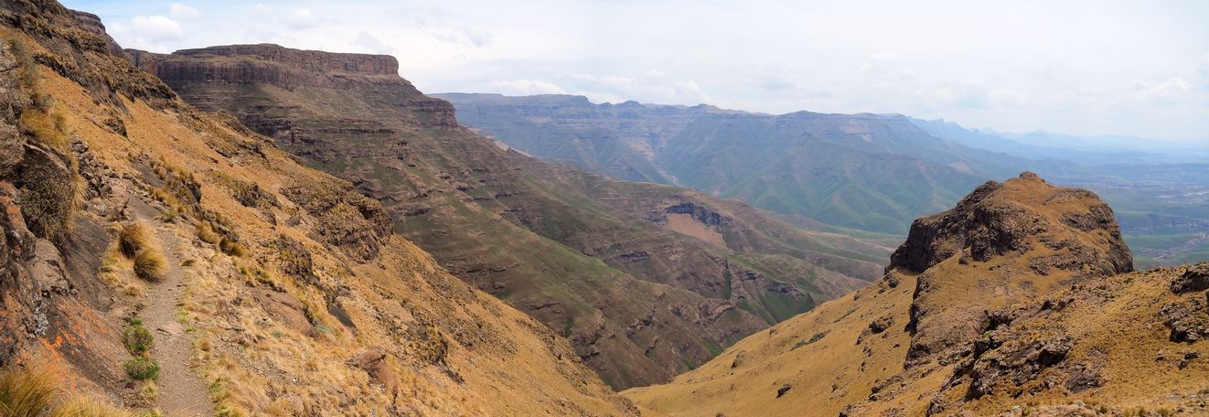 Royal Natal National Park Sentinel Hiking Trail dans le Drakensberg
Altitude : 2864 mètres