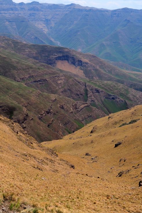 Royal Natal National Park Sentinel Hiking Trail dans le Drakensberg
Altitude : 2865 mètres