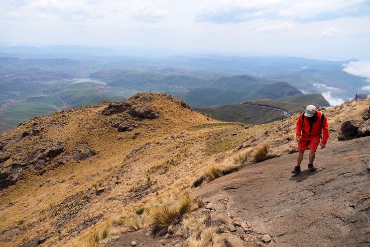 Royal Natal National Park Sentinel Hiking Trail dans le Drakensberg
Altitude : 2865 mètres