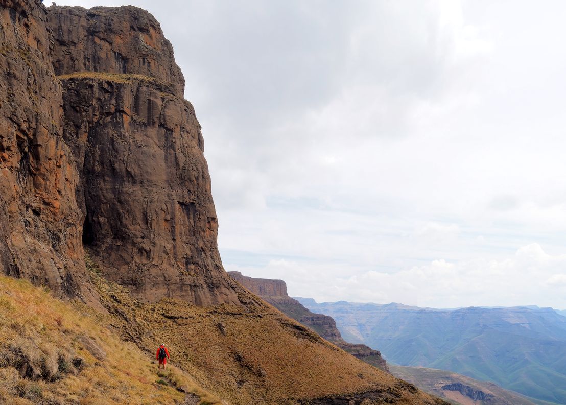 Royal Natal National Park Sentinel Hiking Trail dans le Drakensberg
Altitude : 2946 mètres