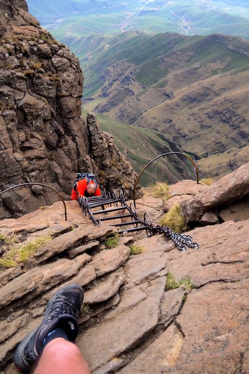 Echelles du Chain Ladders Royal Natal National Park
Altitude : 3003 mètres