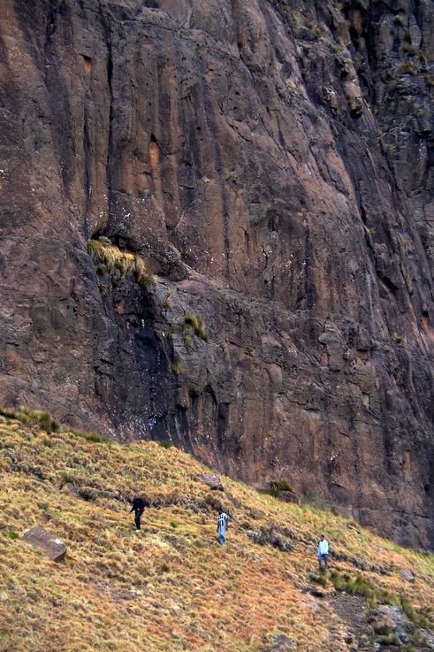 Royal Natal National Park Sentinel Hiking Trail dans le Drakensberg
Altitude : 2937 mètres