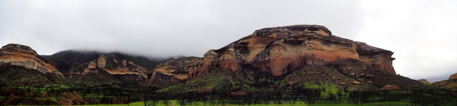 Golden Gate Highlands National Park dans le Drakensberg
Altitude : 1953 mètres