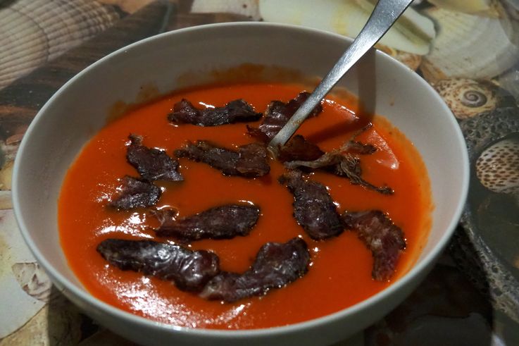Soupe et Biltong au Twilight Breeze Lodge de Phuthaditjhaba
Altitude : 1773 mètres