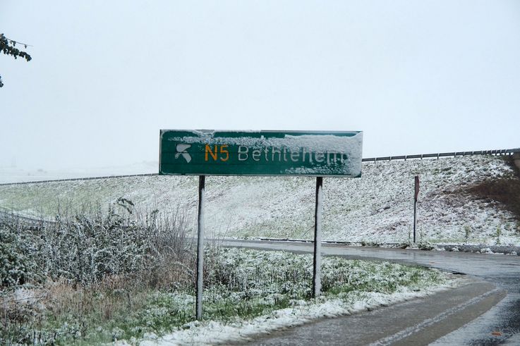 Neige dans le Drakensberg
Altitude : 1725 mètres