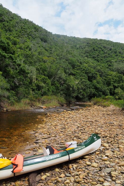 En canoé sur la rivière Touws à Wilderness
Altitude : 25 mètres
