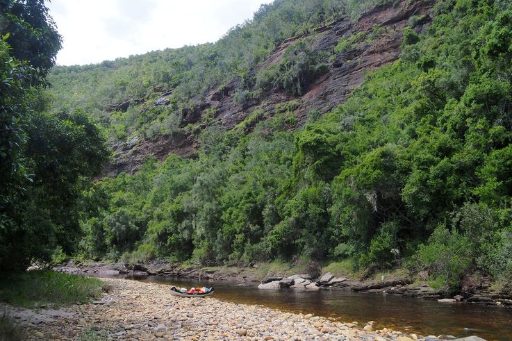 En canoé sur la rivière Touws à Wilderness
Altitude : 28 mètres
