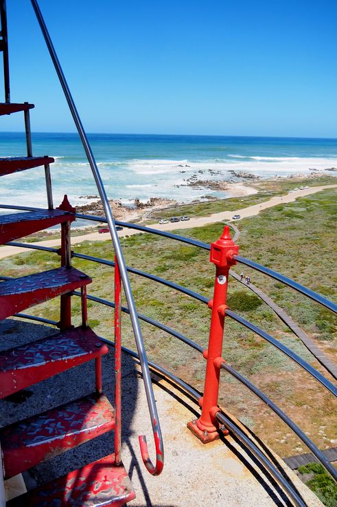 Sur le phare Du Cap Des Aiguilles
Altitude : 72 mètres