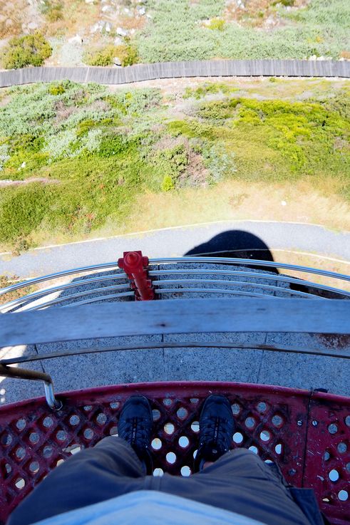 Sur le phare Du Cap Des Aiguilles
Altitude : 71 mètres