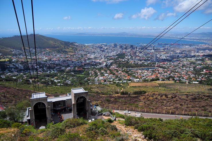 Téléphérique du Table Mountain
Altitude : 432 mètres