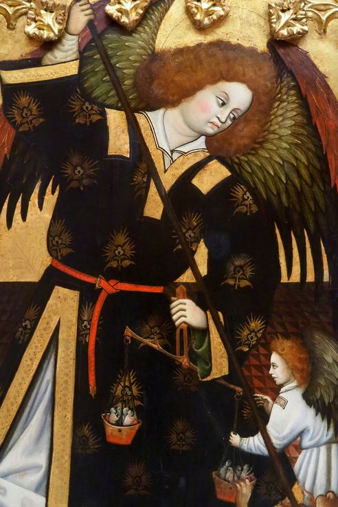 L'archange Saint Michel par Juan de Sevilla (Musée des beaux-arts de Séville)