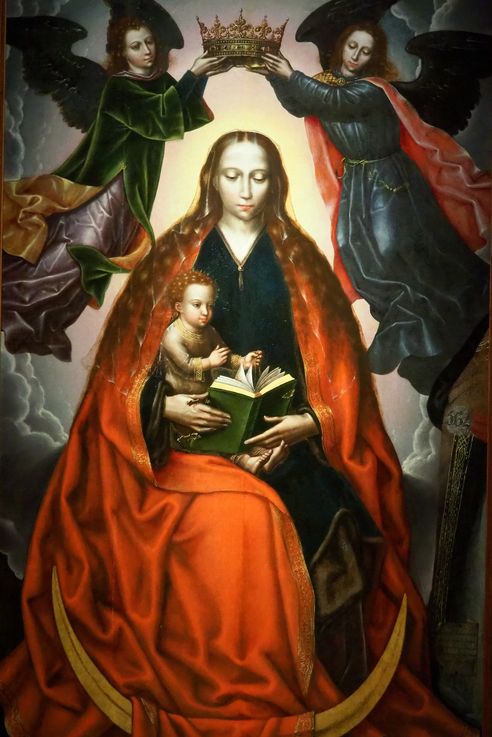 Vierge et l'enfant par Marcellus Coffermans (Musée des beaux-arts de Séville)