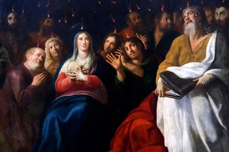 La venue de l'Esprit Saint par Juan de las Roelas (Musée des beaux-arts de Séville)