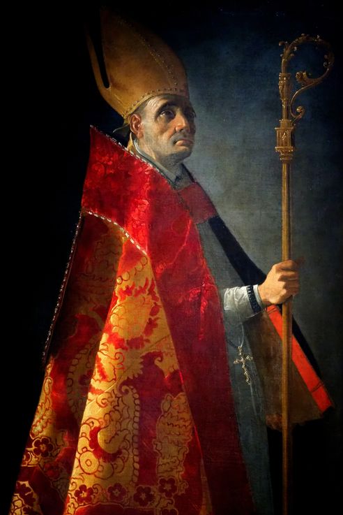 Saint Ambroise par Francisco de Zurbarán (Musée des beaux-arts de Séville)