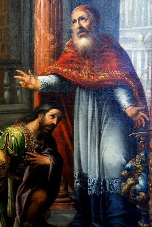La rencontre d'Abraham et Melchisédech par Andrés Pérez (Musée des beaux-arts de Séville)