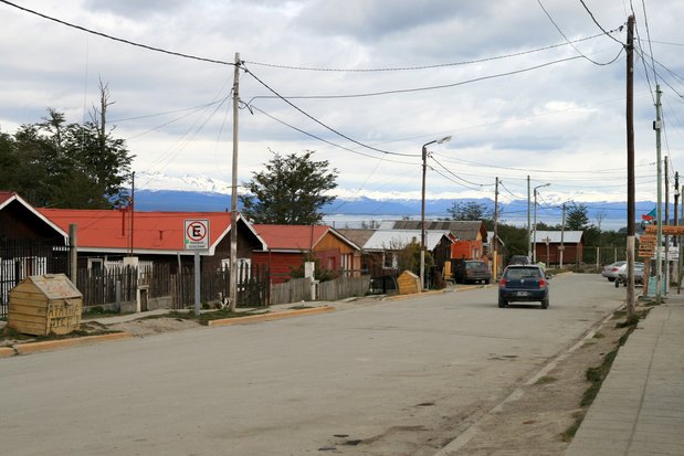 Dans la ville de Tolhuin. Tierra del Fuego.