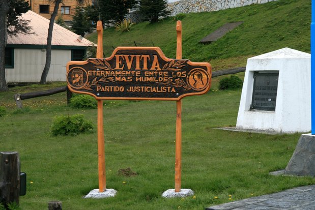 Eva Peron. Ushuaia.