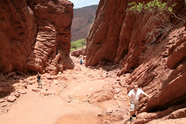 Garganta del diablo. Quebrada de las Conchas.