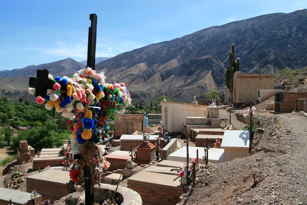 Cimetière de Maimara dans la quebrada de Humahuaca