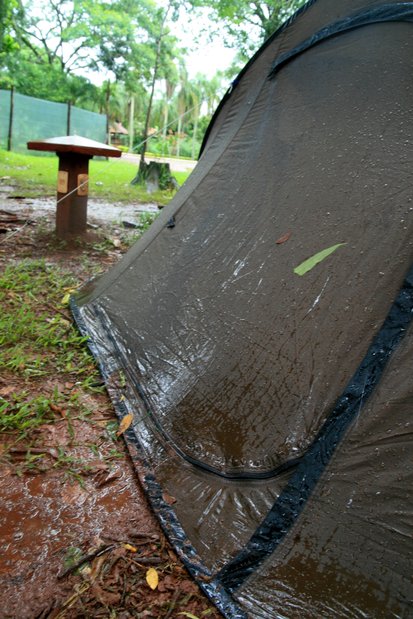 Camping de Puerto Iguazu après l'orage