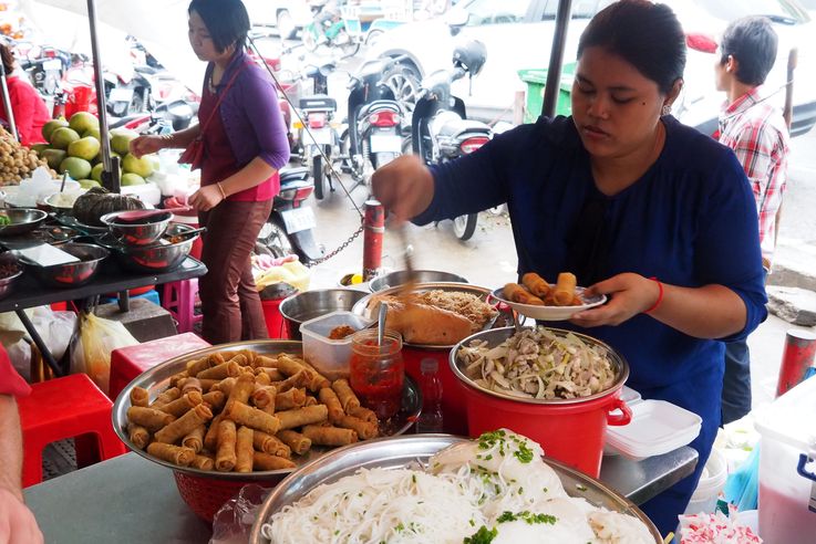 Le marché central Phsar Thmey de Phnom Penh