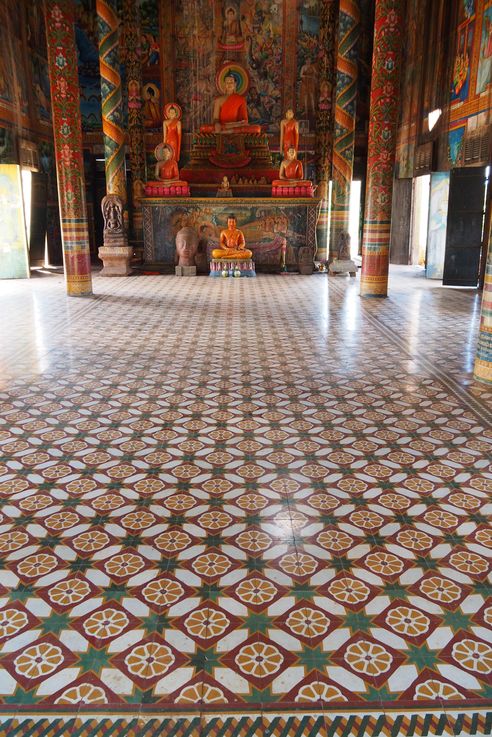 La pagode Entri Sam Voreak à Kampong Cham