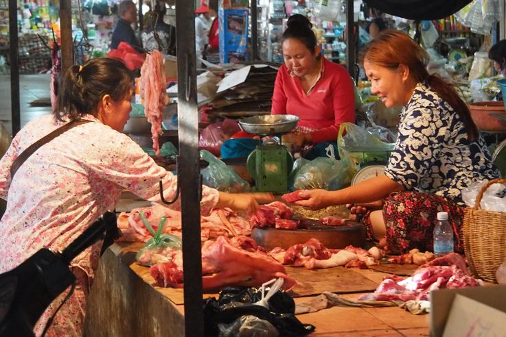 Le marché de Kampong Cham