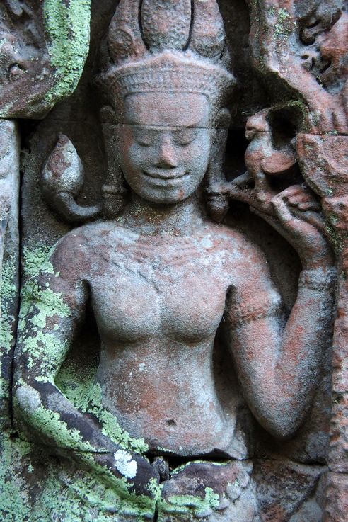 Apsara au temple d'Angkor Preah Khan