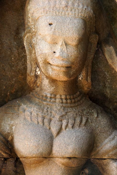 Apsara au temple d'Angkor Ta Saom