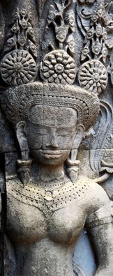 Apsara au temple d'Angkor Thommanon