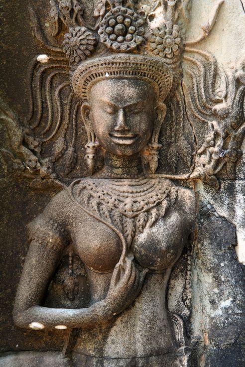 Apsara au temple d'Angkor Chau Say Tevoda