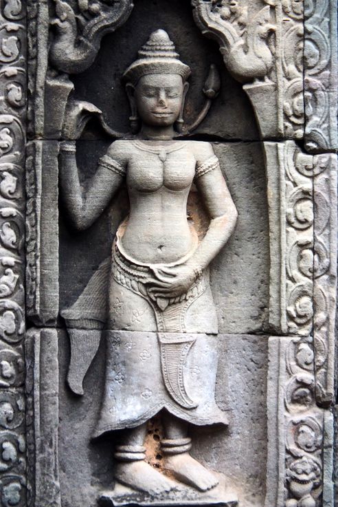 Apsara au temple d'Angkor Banteay Kde