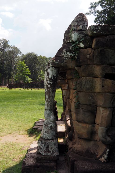 Le temple d'Angkor, la terrasse des éléphants