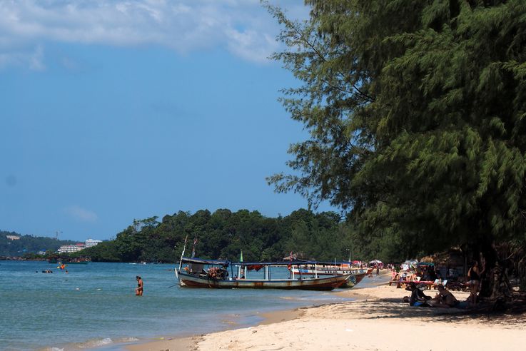 la plage Otres beach de Sihanoukville