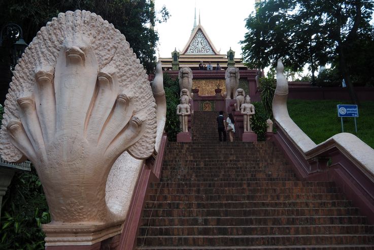 La pagode de Wat Phnom de Phnom Penh