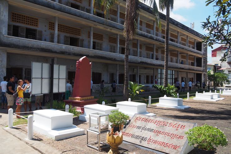 La prison S21, Tuol Sleng, à Phnom Penh