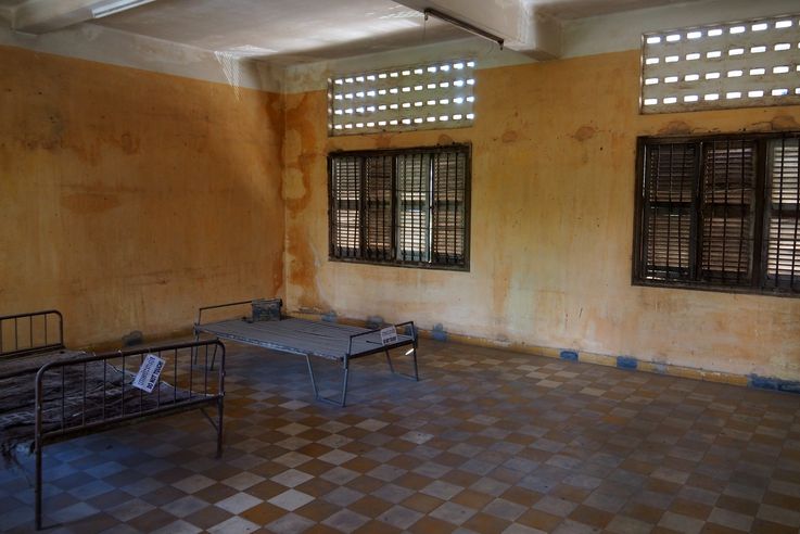 La prison S21, Tuol Sleng, à Phnom Penh