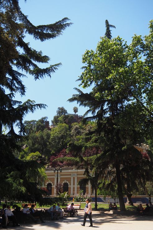 Le cerro Santa Lucia à Santiago