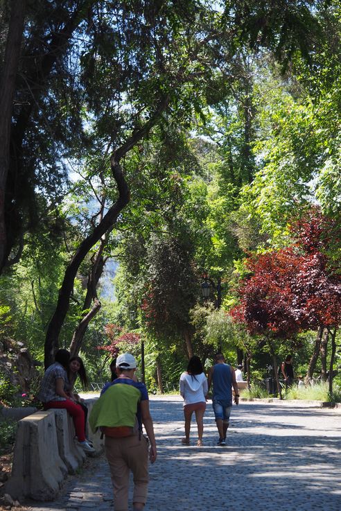 Le cerro Santa Lucia à Santiago