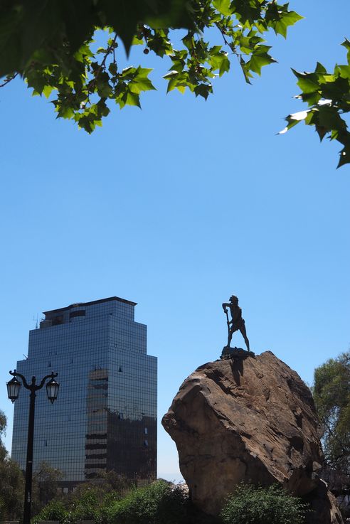 Le cerro Santa Lucia à Santiago